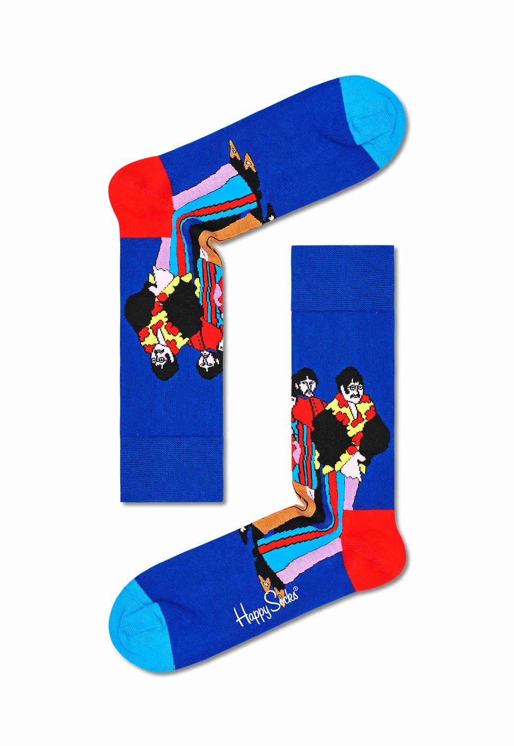 Medium Blue מארז 24 זוגות גרביים | THE BEATLES HAPPY SOCKS