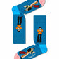 Dark Cyan מארז 24 זוגות גרביים | THE BEATLES HAPPY SOCKS