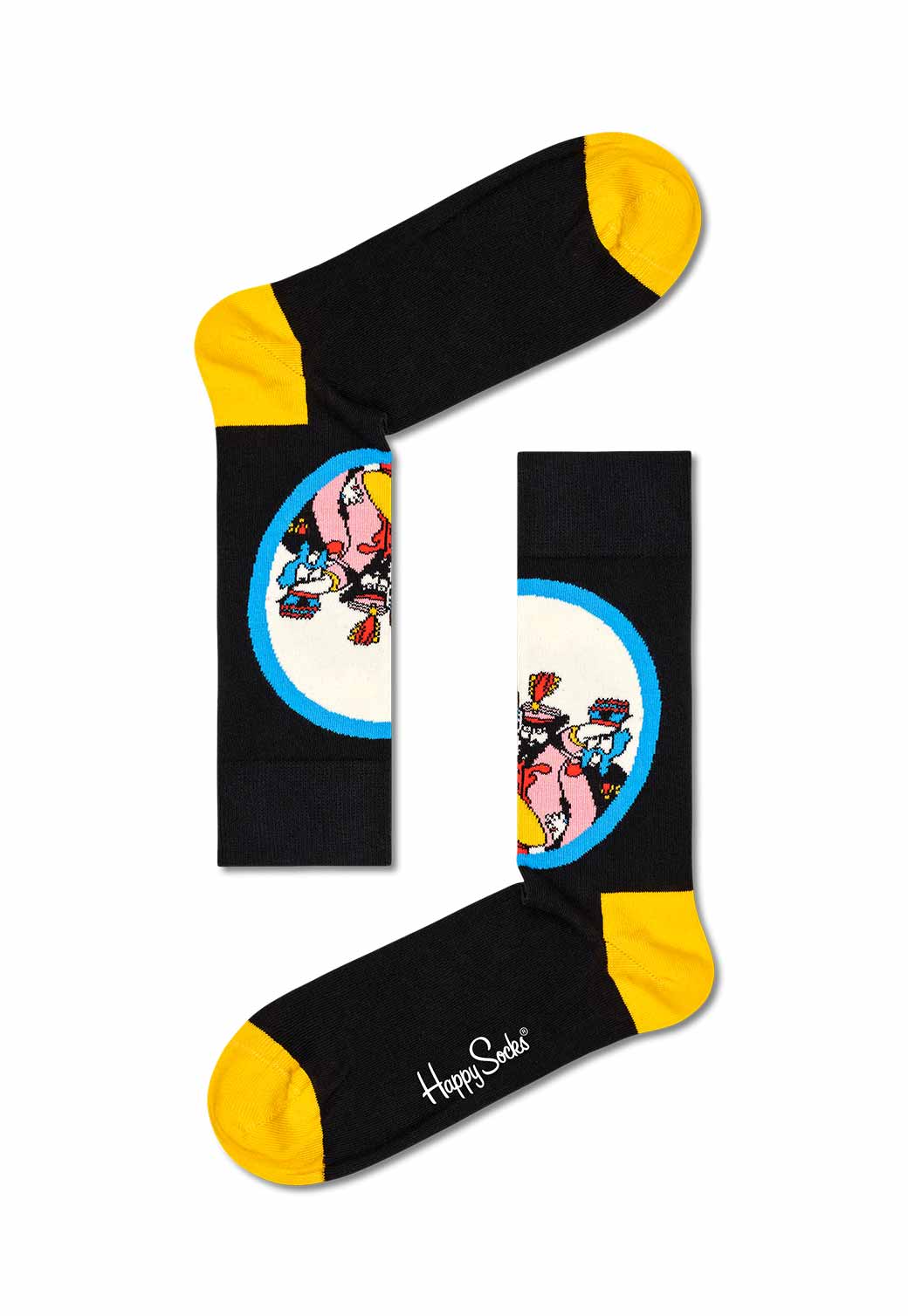 Black מארז 24 זוגות גרביים | THE BEATLES HAPPY SOCKS