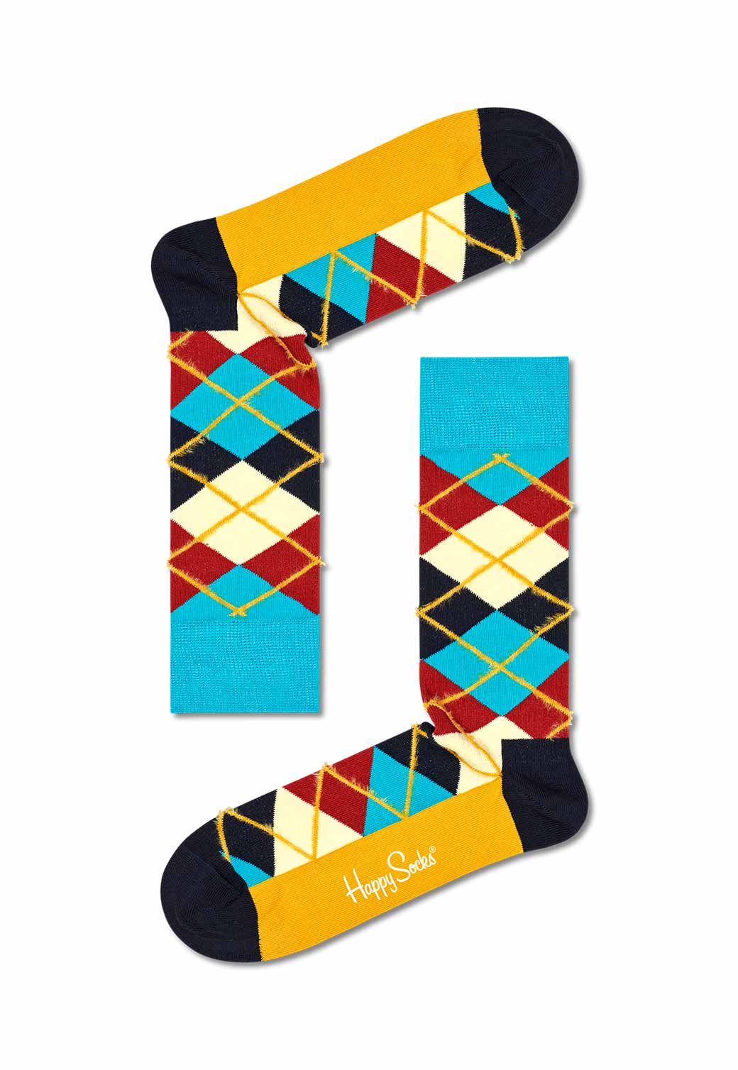 Goldenrod מארז גרביים בהדפס צבעוני | 4 זוגות HAPPY SOCKS