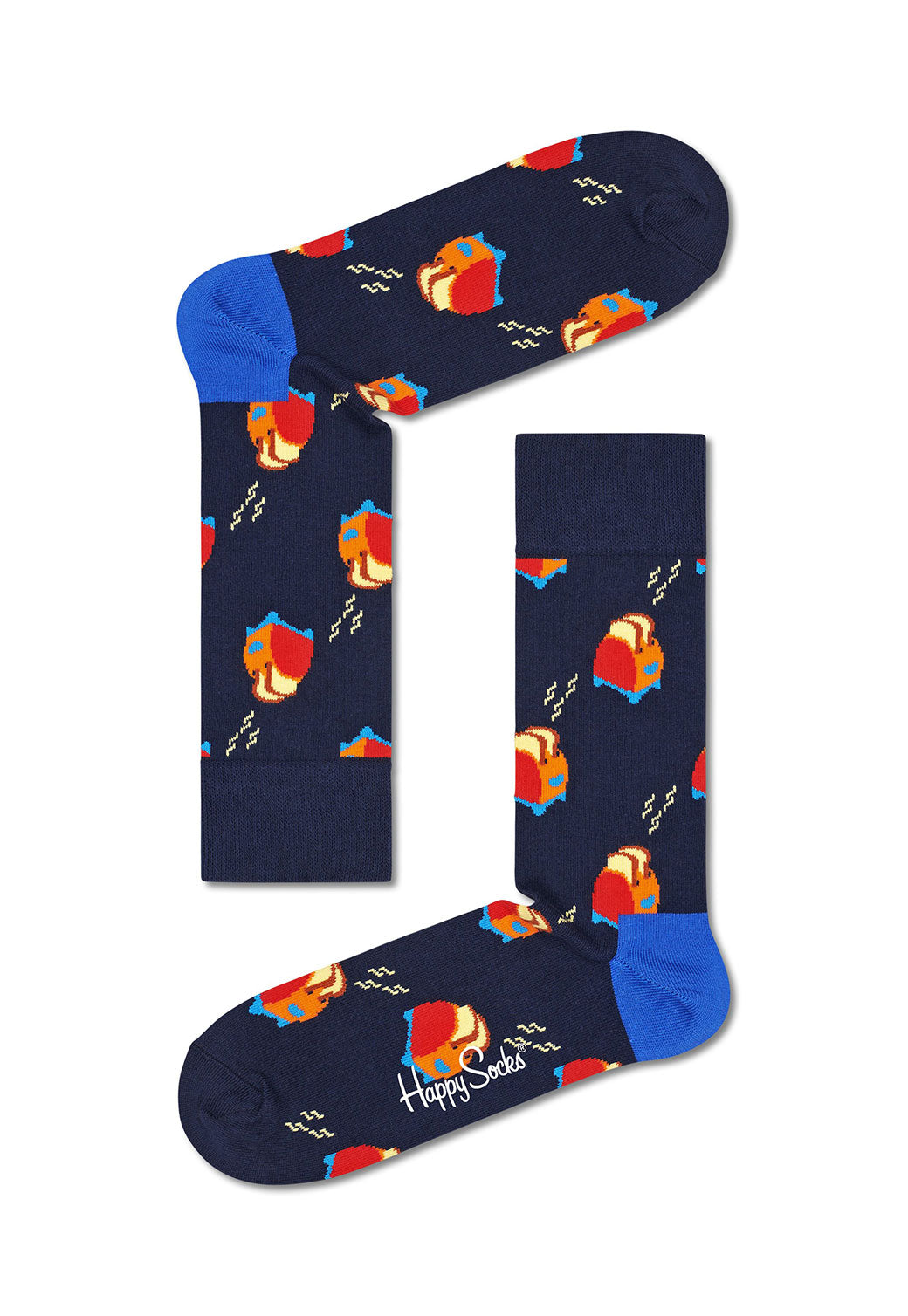 Dark Slate Gray מארז גרביים פודיז | 4 זוגות HAPPY SOCKS