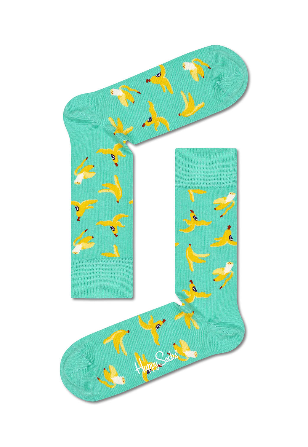 Medium Aquamarine מארז גרביים פודיז | 4 זוגות HAPPY SOCKS