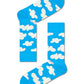 Deep Sky Blue מארז גרביים לנשים | 3 זוגות HAPPY SOCKS