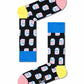 Wheat מארז גרביים בהדפס צבעוני | 3 זוגות HAPPY SOCKS