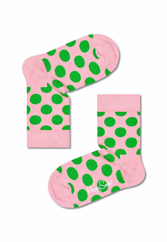 Pink מארז גרביים בהדפס צבעוני לילדים | 3 זוגות HAPPY SOCKS