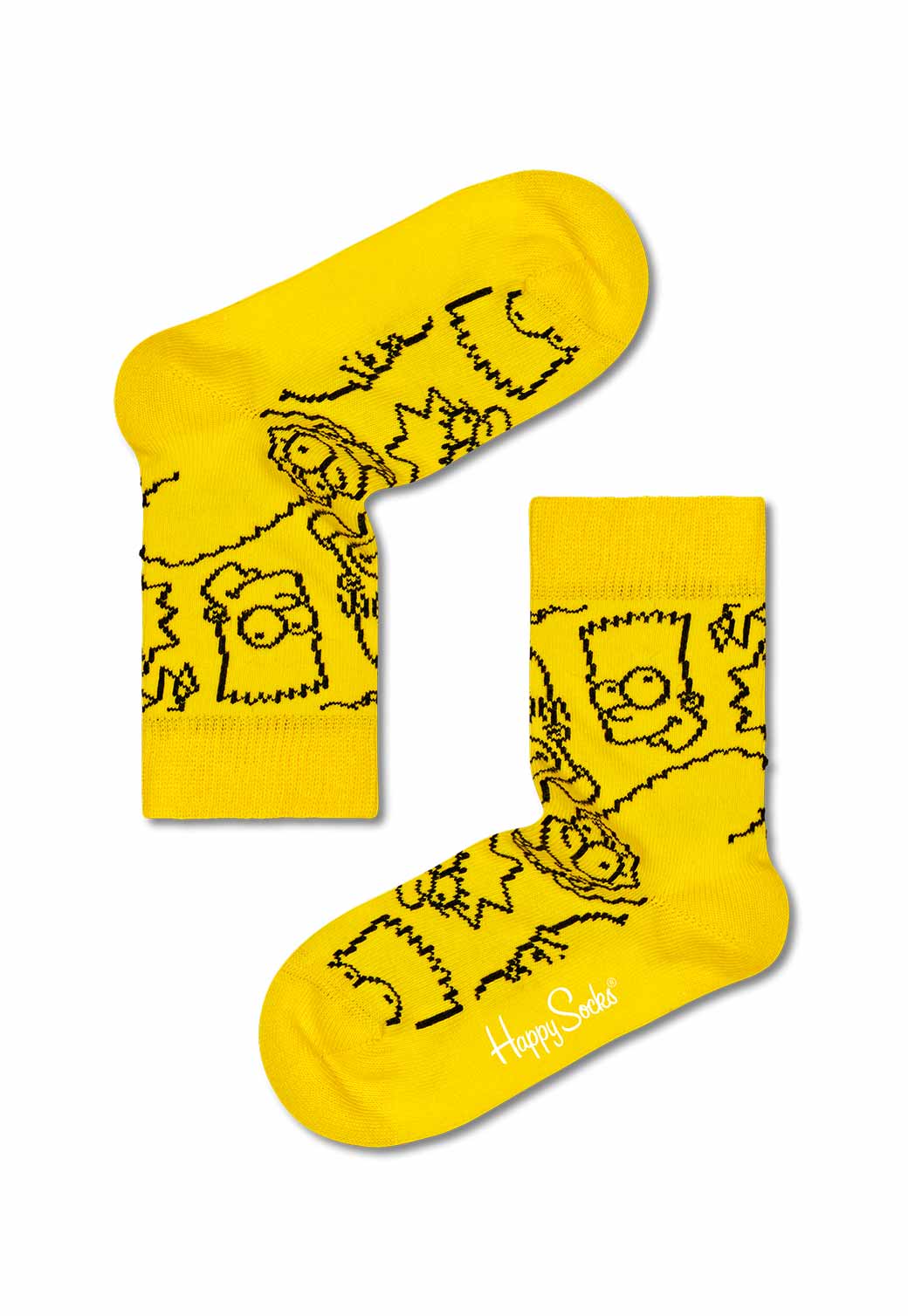 Gold מארז גרביים סימפסון לילדים | 3 זוגות HAPPY SOCKS