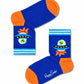 Dark Blue מארז גרביים בהדפס צבעוני 4 זוגות | ילדים HAPPY SOCKS