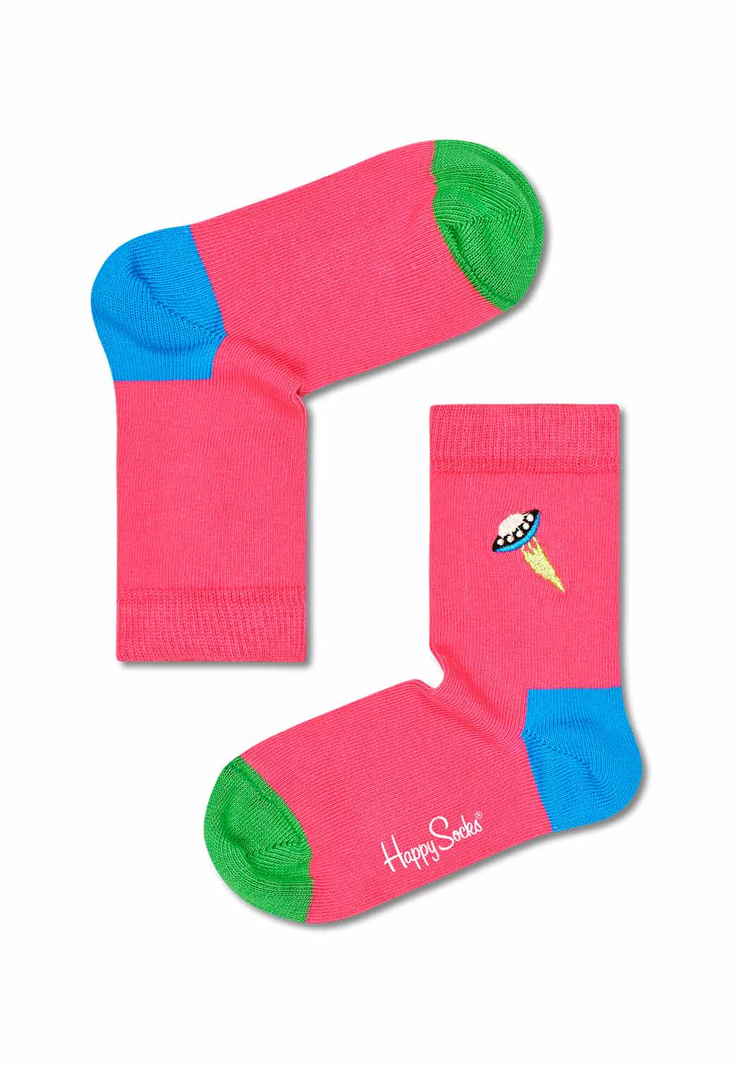 Salmon מארז גרביים בהדפס צבעוני 4 זוגות | ילדים HAPPY SOCKS