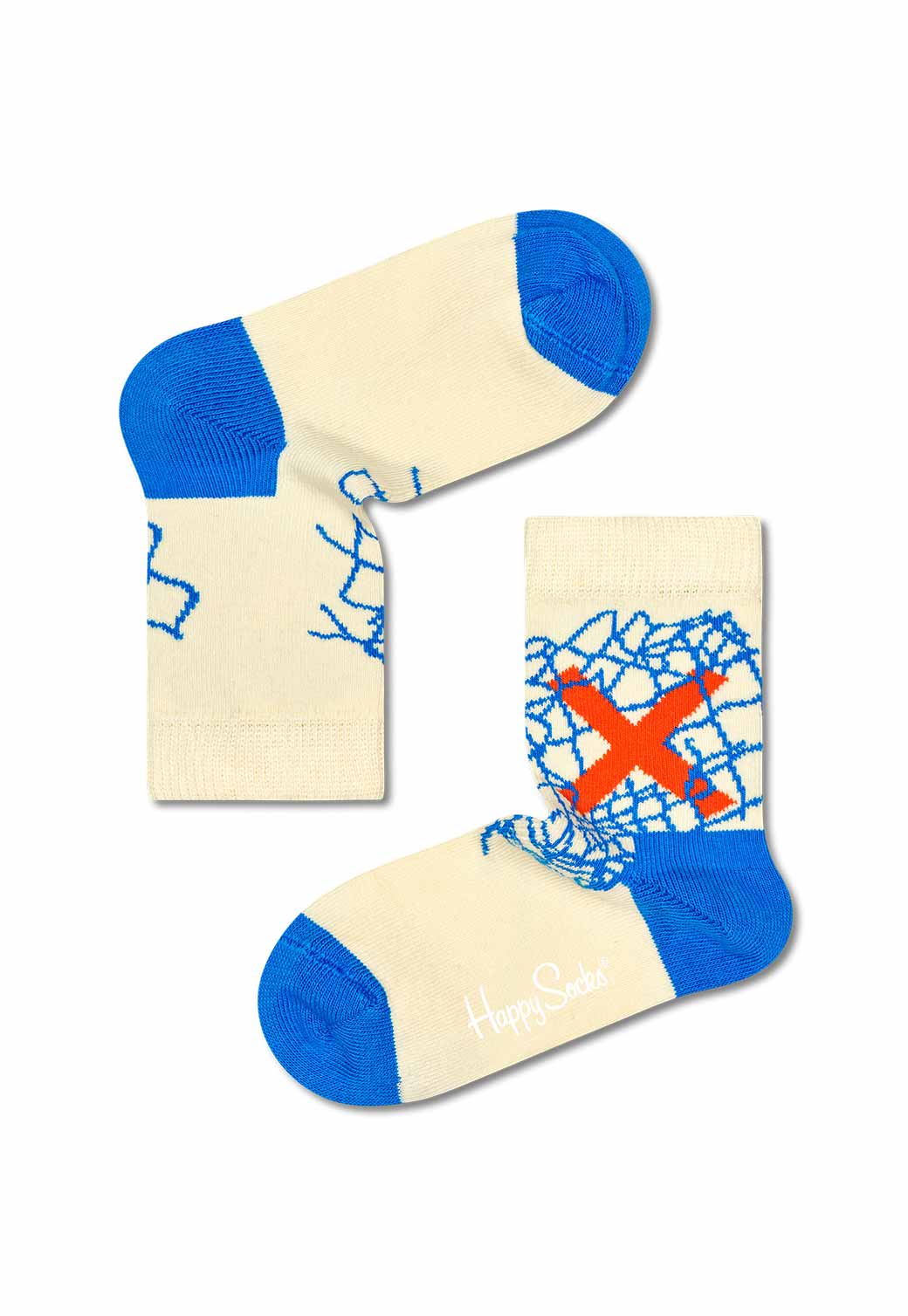 Royal Blue מארז גרביים 4 זוגות WWF | ילדים HAPPY SOCKS