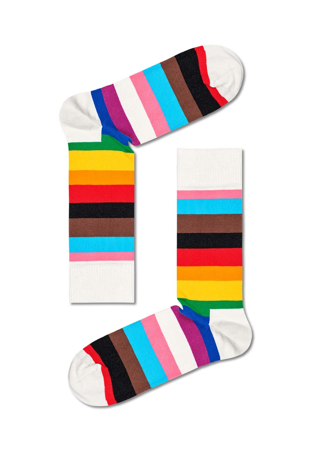 Light Gray מארז גרביים גאווה | 3 זוגות HAPPY SOCKS