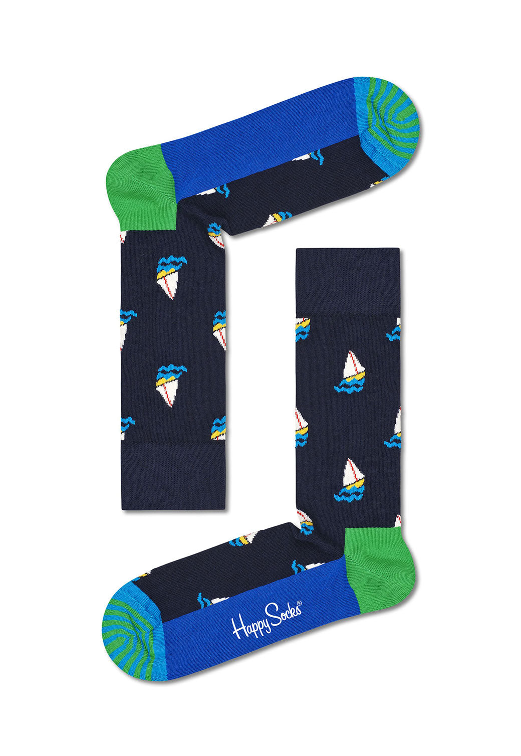 Dark Slate Gray מארז גרביים צבעוני | 2 זוגות HAPPY SOCKS