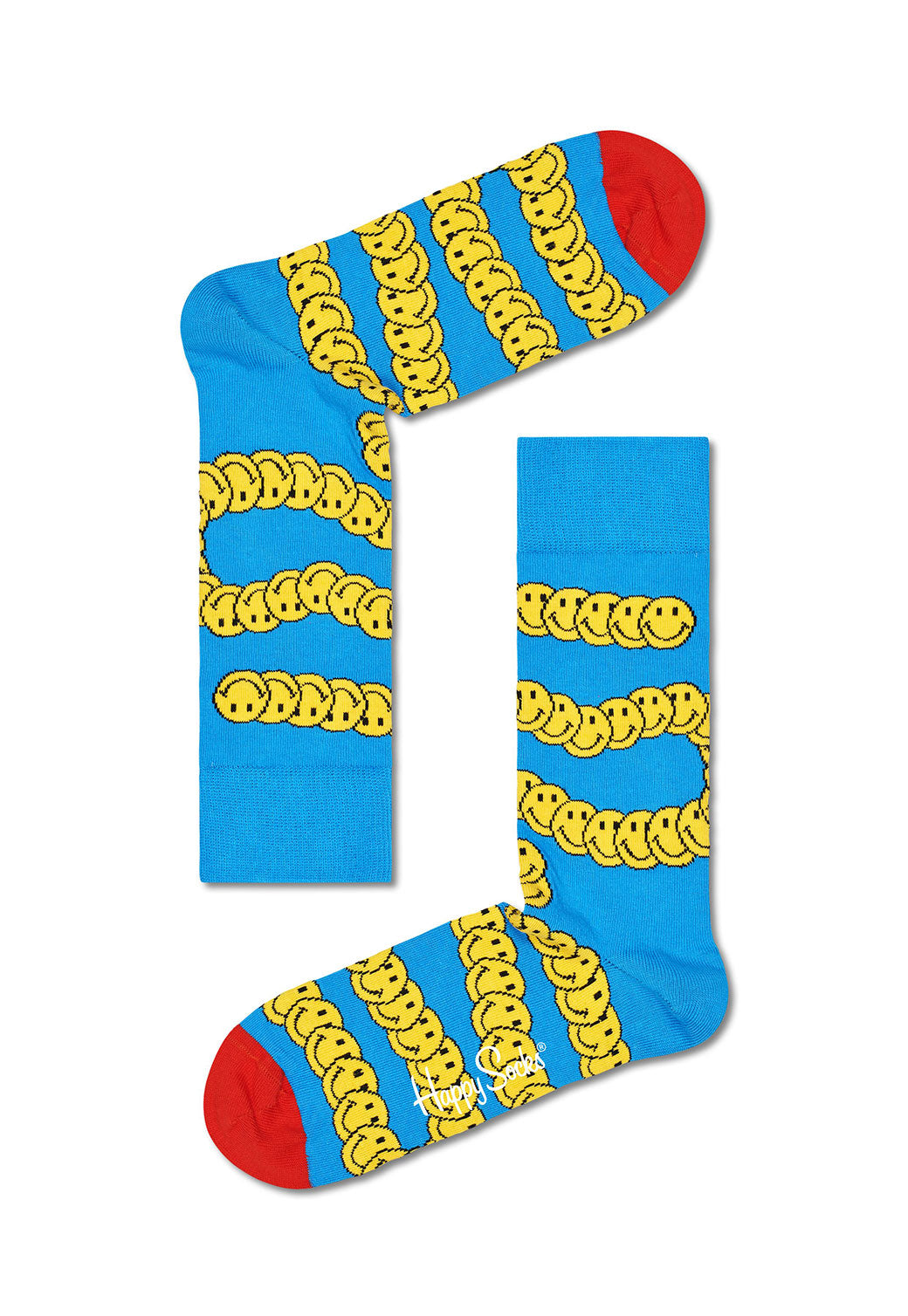 Dodger Blue מארז גרביים במהדורת סמיילי | 3 זוגות HAPPY SOCKS