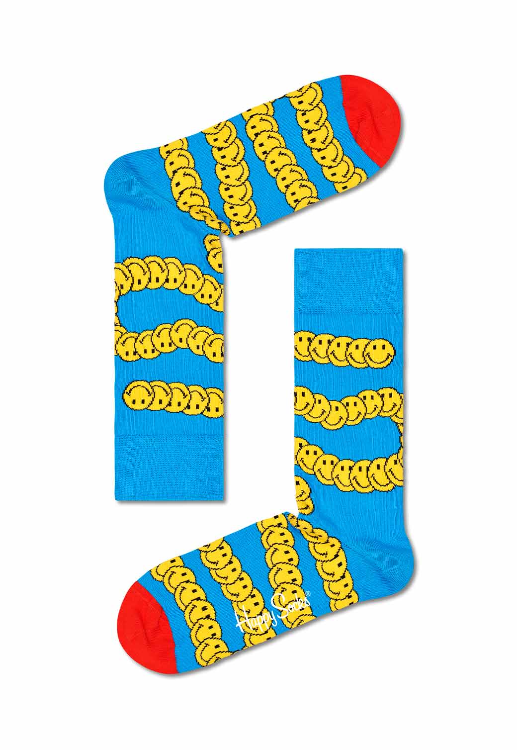 Dodger Blue מארז גרביים סמיילי | 6 זוגות HAPPY SOCKS