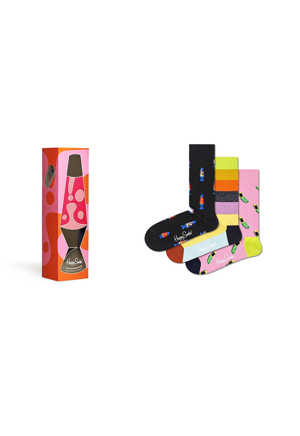 Light Pink מארז גרביים צבעוני | 3 זוגות HAPPY SOCKS