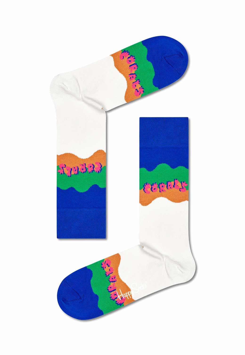 White Smoke מארז גרביים 4 זוגות WWF HAPPY SOCKS