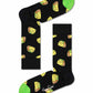 Light Goldenrod מארז גרביים אוכל לנשים | 4 זוגות HAPPY SOCKS