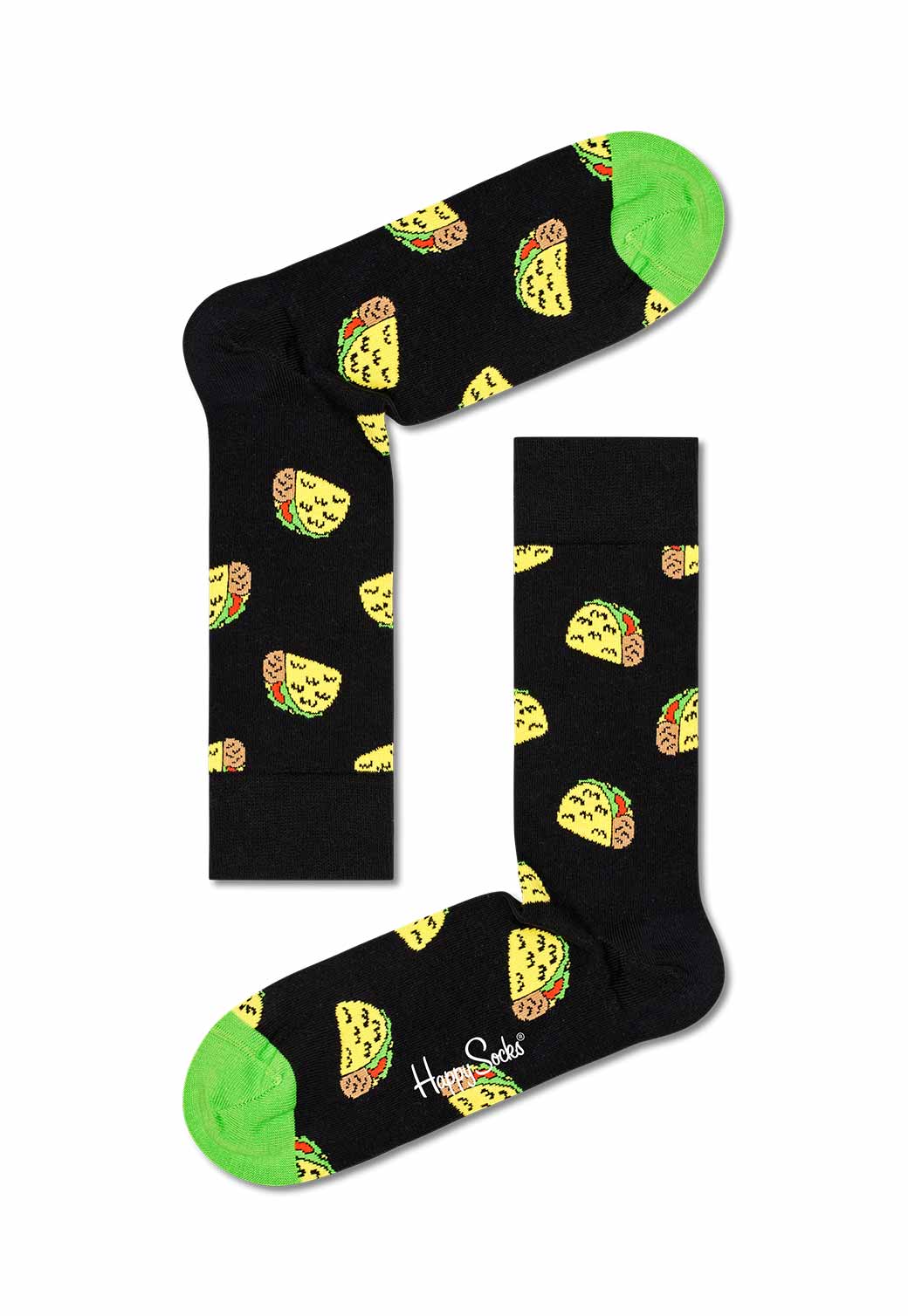 Light Goldenrod מארז גרביים אוכל לנשים | 4 זוגות HAPPY SOCKS