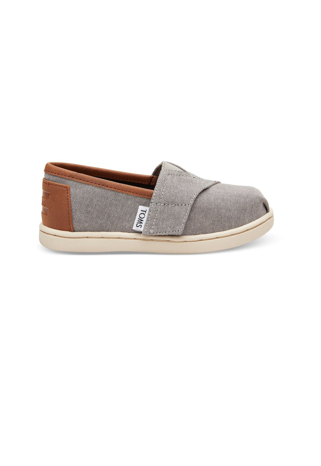 Gray נעלי בד עם סקוץ' | ילדים TOMS