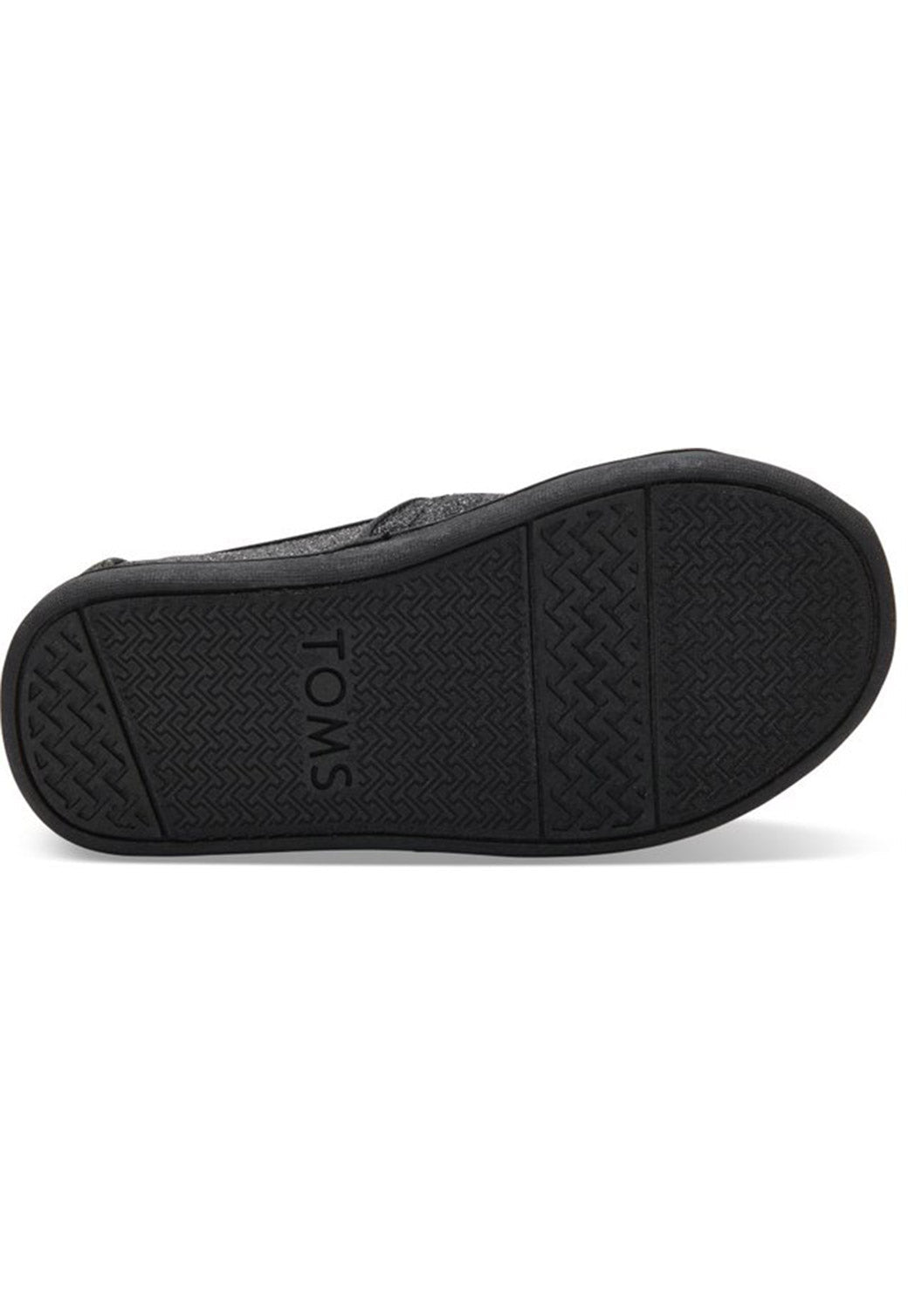 Dark Slate Gray נעלי בד נוצצות עם סקוץ' | ילדים TOMS