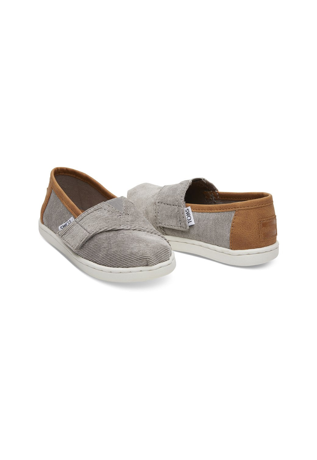 Dark Gray נעלי בד עם סקוץ' | ילדים TOMS