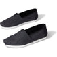 Dark Slate Gray נעלי בד שטוחים TOMS