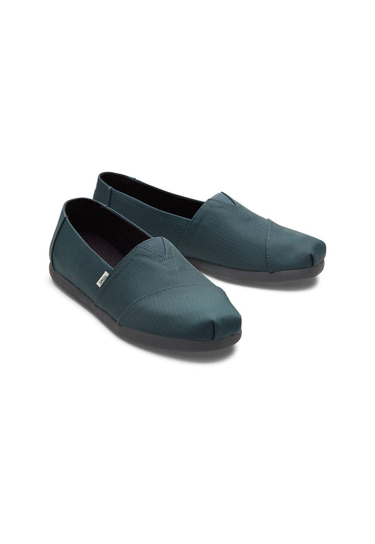 Dark Slate Gray נעלי בד שטוחים TOMS