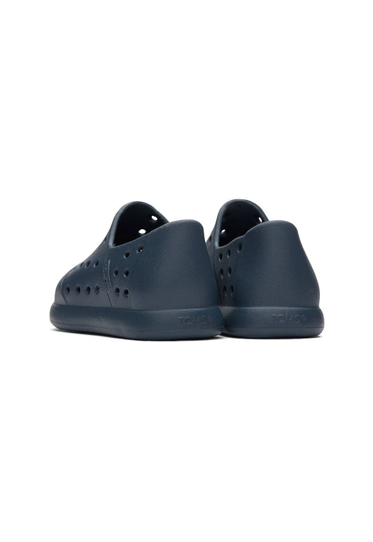 Dark Slate Gray סניקרס גומי מחורר | ילדים TOMS