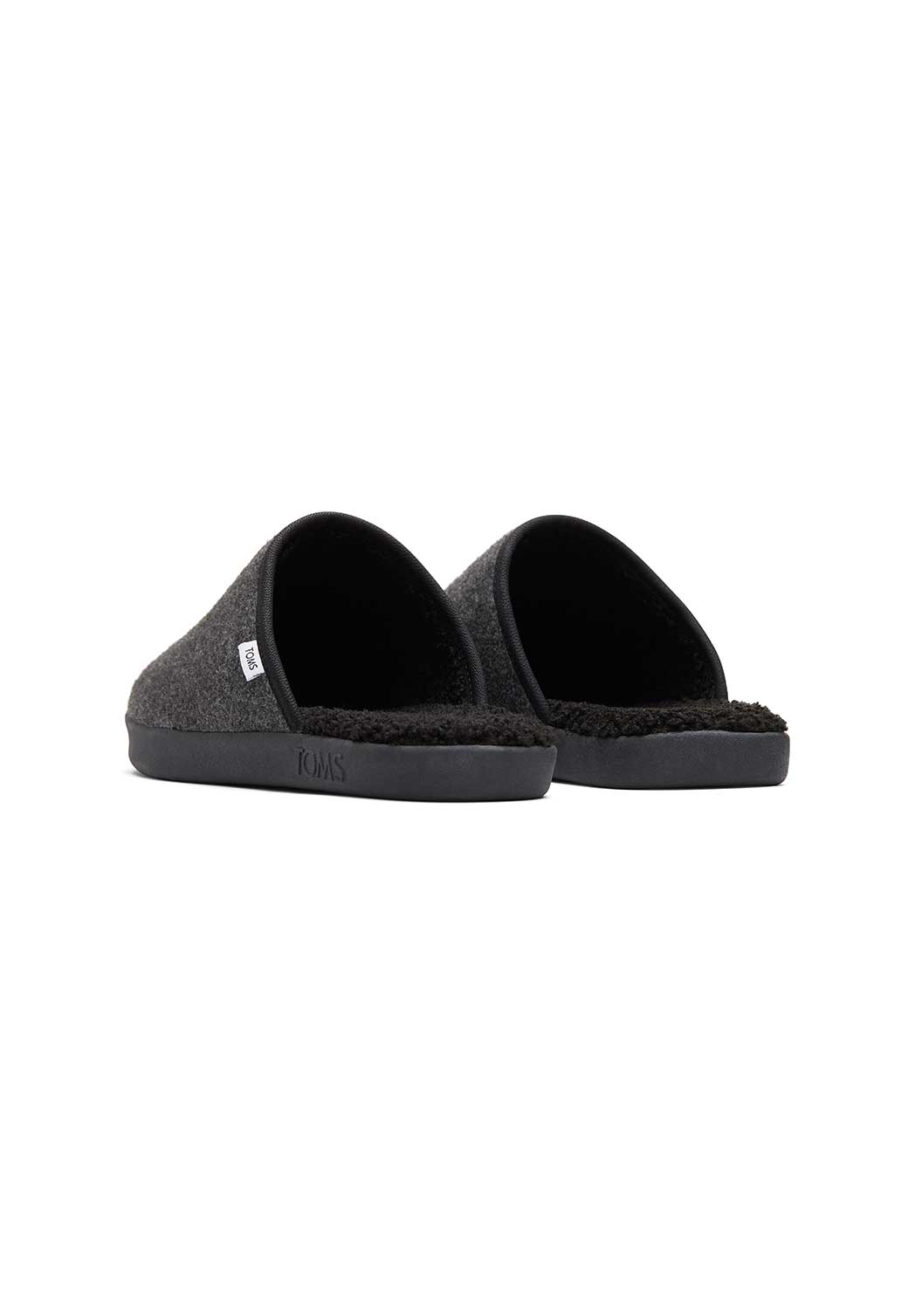 Black נעלי בית לגברים TOMS