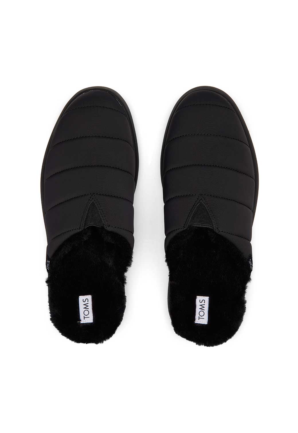 Black נעלי בית לנשים TOMS