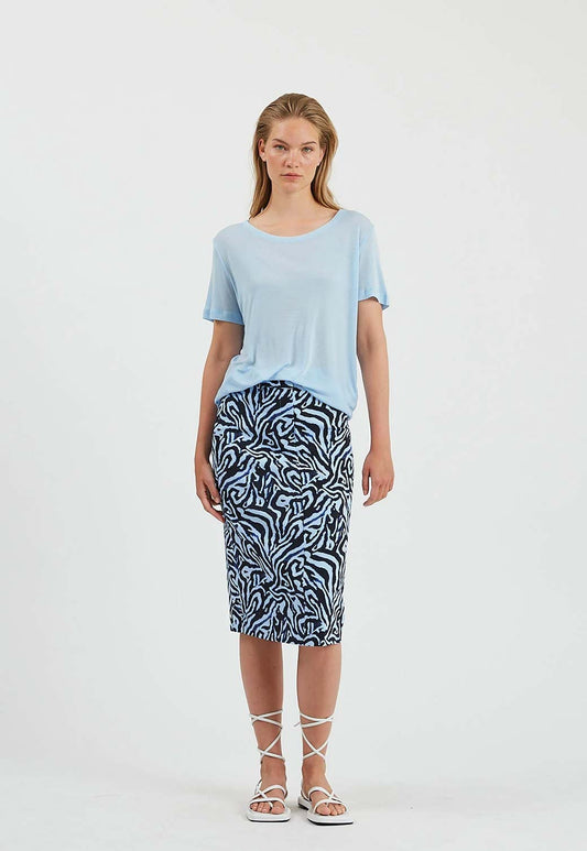 Lavender טי-שירט קצרה לנשים Heidl MINIMUM