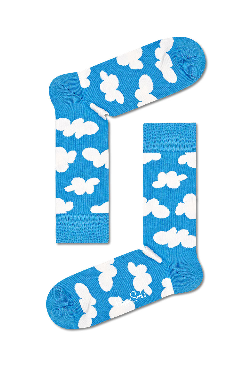 Dodger Blue זוג גרביים בהדפס עננים HAPPY SOCKS