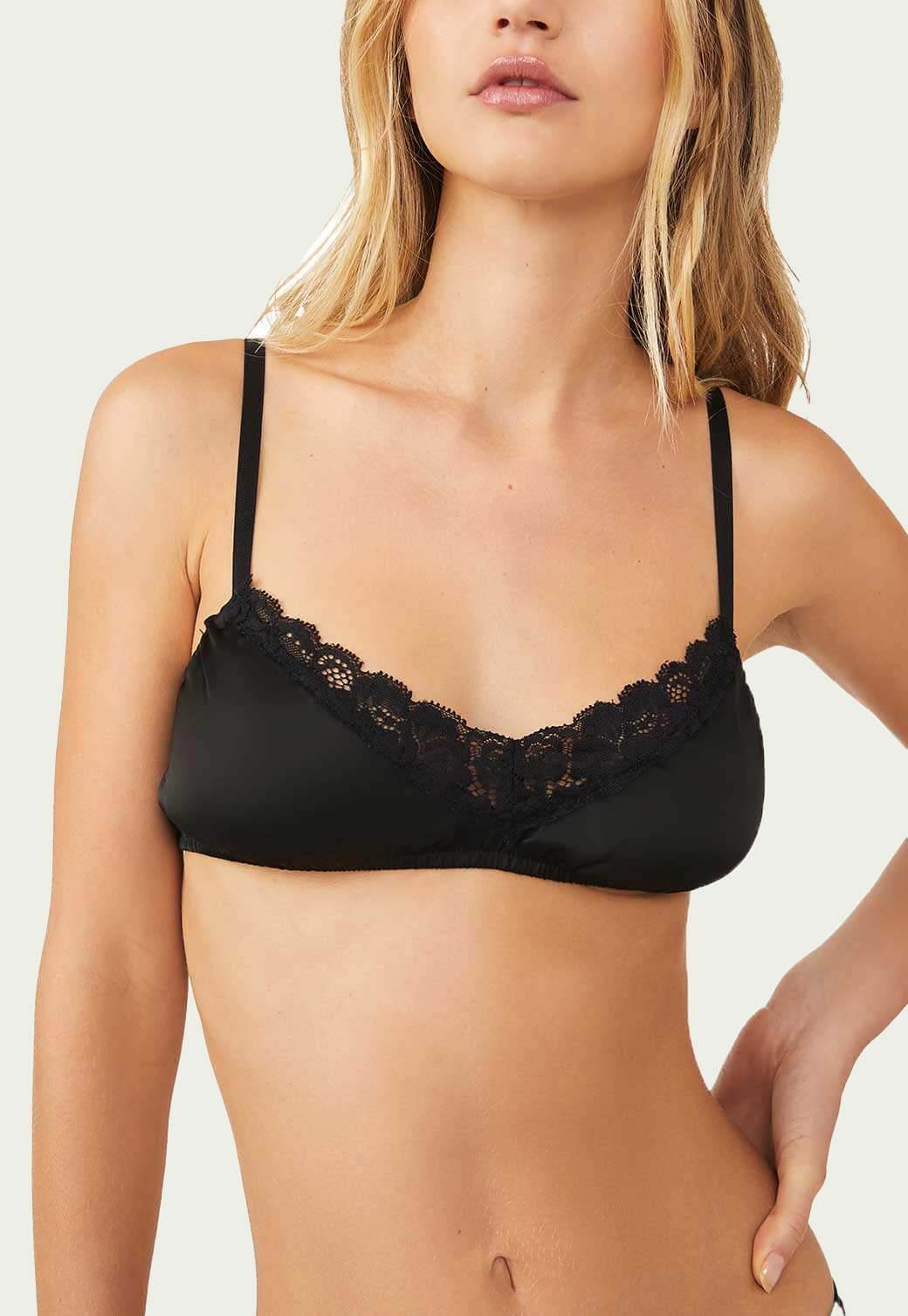 Dark Salmon SHE SILKY BRALETTE חזיה FREE PEOPLE