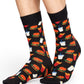 Wheat זוג גרביים בהדפס המבורגר HAPPY SOCKS