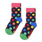 Light Coral 2-PACK STRIPE SOCKS זוג גרביים HAPPY SOCKS