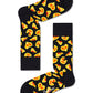 Black זוג גרביים בהדפס פיצה HAPPY SOCKS