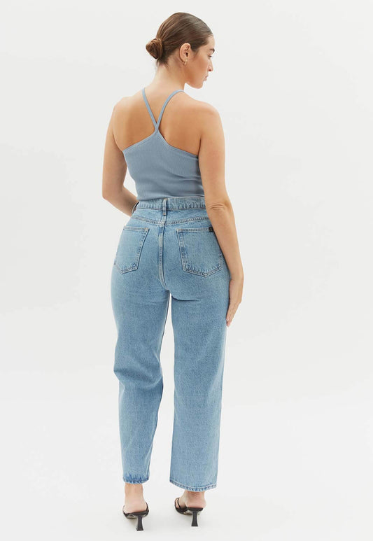 Lavender ג'ינס ארוך CROPPED DENIM TRES