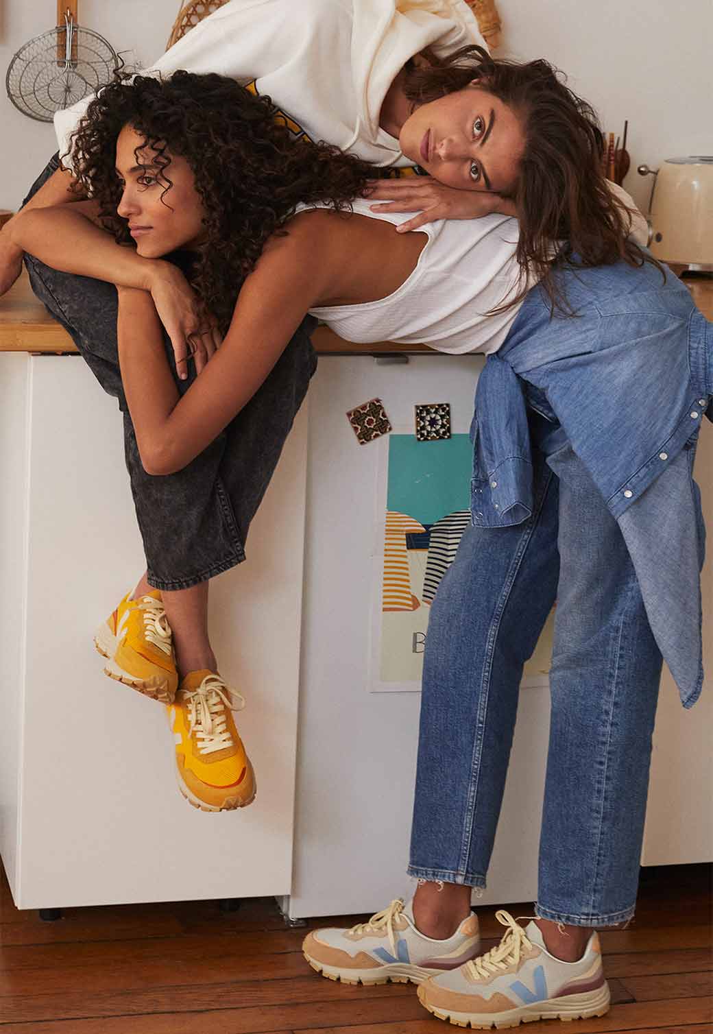 Rosy Brown סניקרס לנשים VEJA X BA&SH VEJA