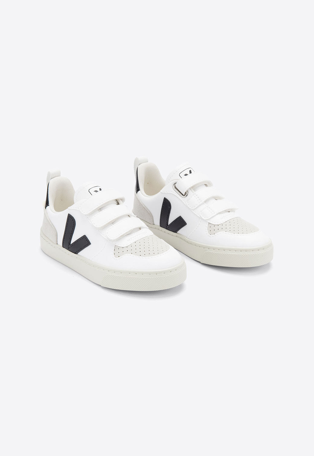 White Smoke סניקרס עם סקוצ'ים לילדים Small V-10 VEJA