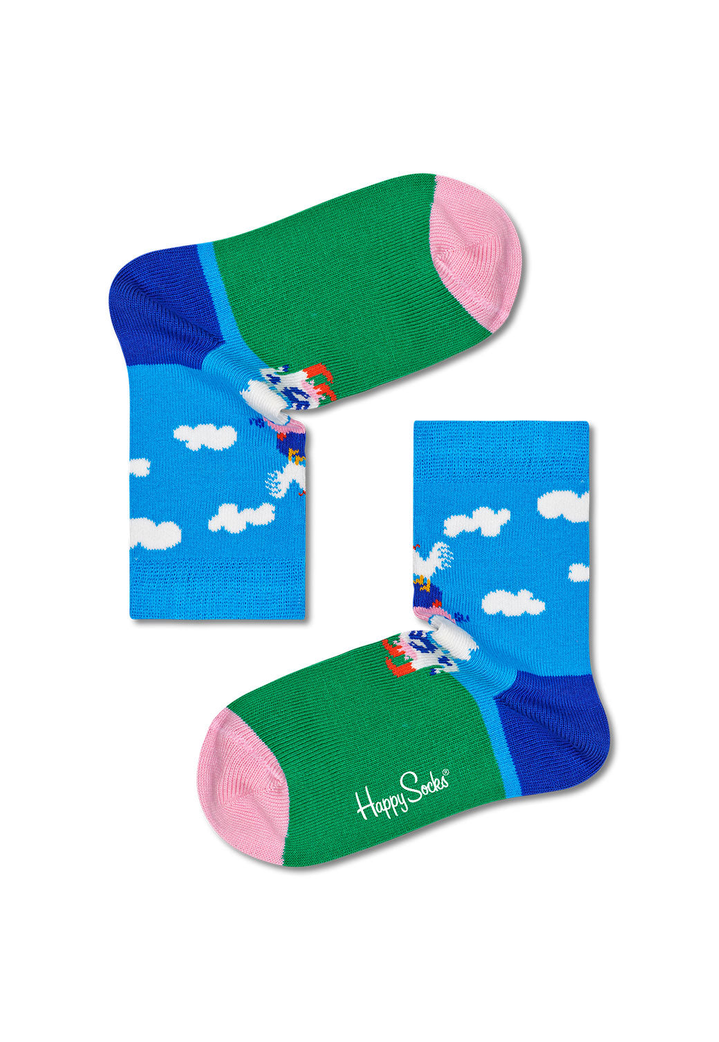 Thistle מארז גרביים בהדפס חווה לילדים | 5 זוגות HAPPY SOCKS