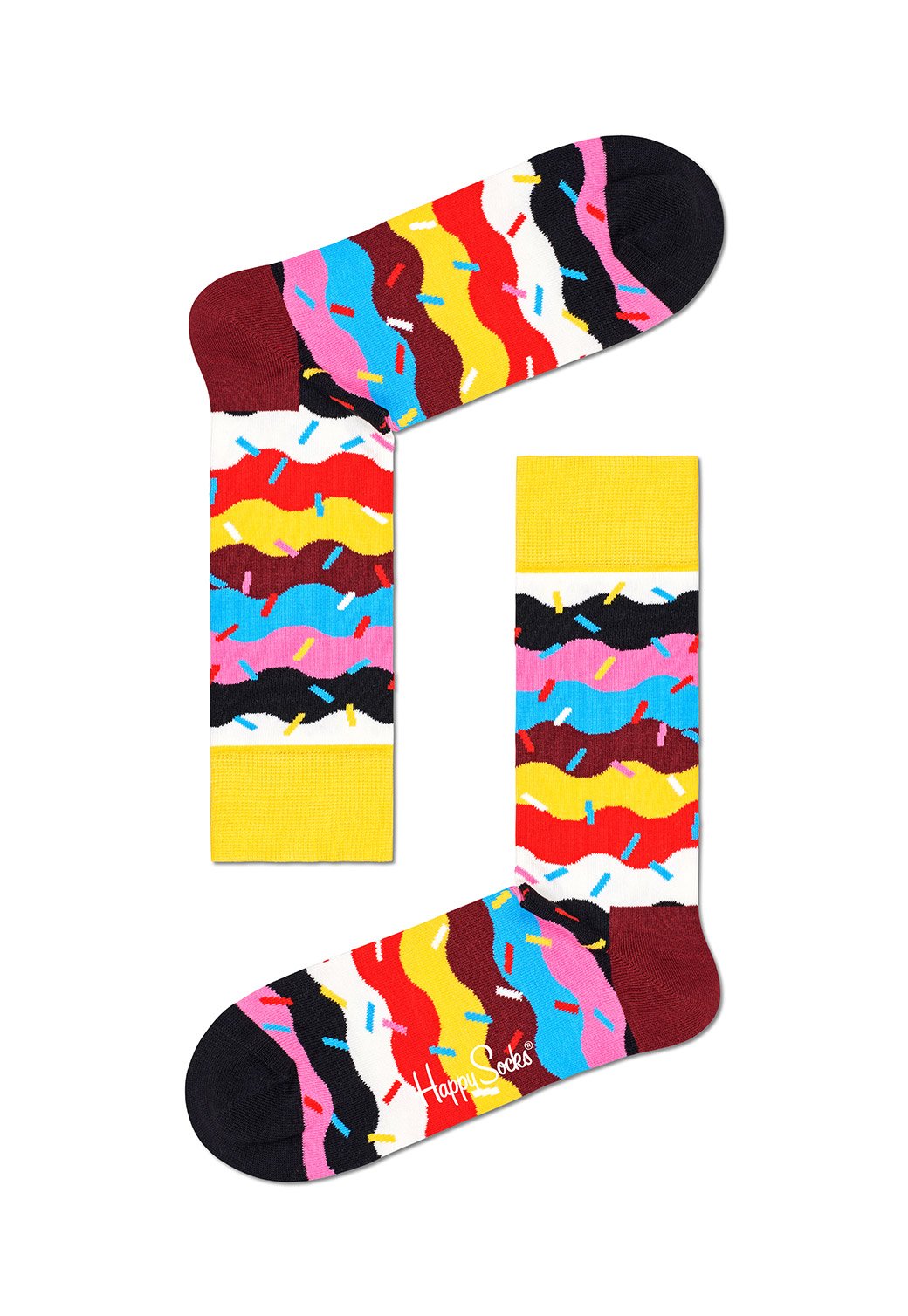 Thistle מארז גרביים בהדפס יומולדת | 3 זוגות HAPPY SOCKS