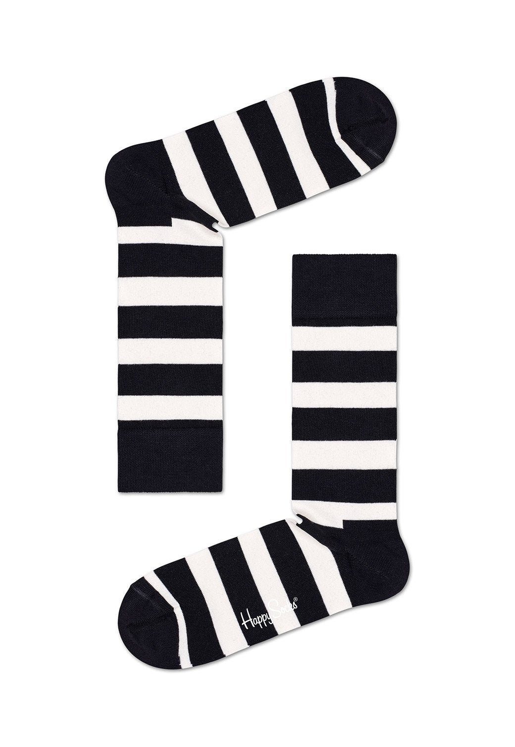 Black מארז גרביים בהדפס גיאומטרי | 4 זוגות HAPPY SOCKS