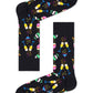 Black מארז גרביים בהדפס חגיגה | 3 זוגות HAPPY SOCKS