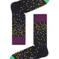 Dark Slate Gray מארז גרביים בהדפס חגיגה | 3 זוגות HAPPY SOCKS