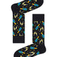 Black מארז גרביים בהדפס סיום תואר | 2 זוגות HAPPY SOCKS