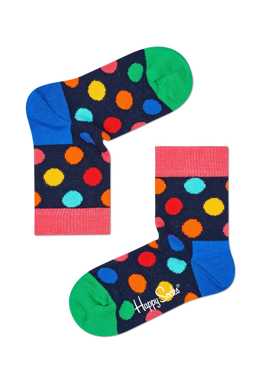 Dark Slate Gray מארז גרביים בהדפס צבעוני לילדים  | 4 זוגות HAPPY SOCKS