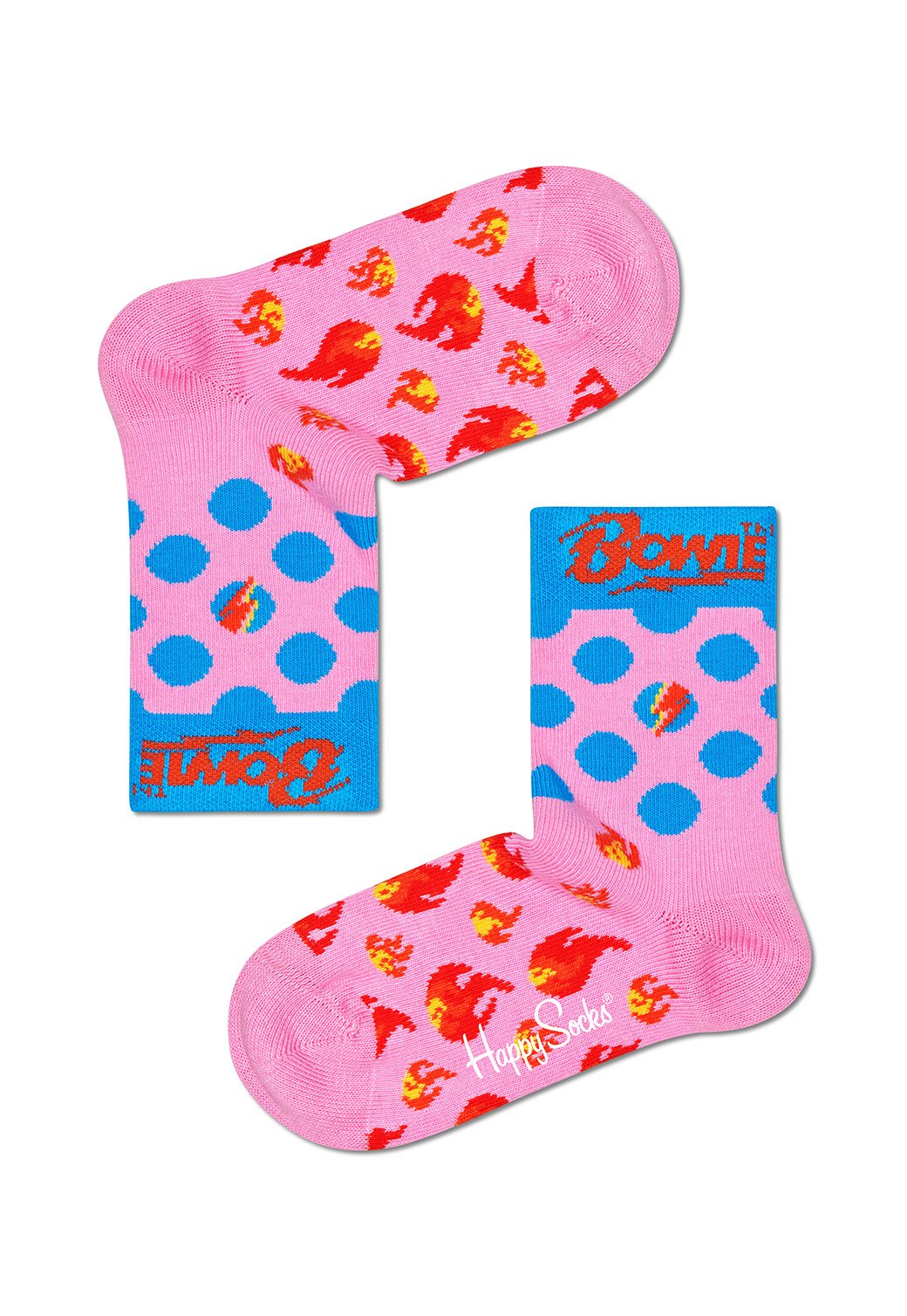 Plum מארז גרביים דיויד בואי לילדים | 4 זוגות HAPPY SOCKS