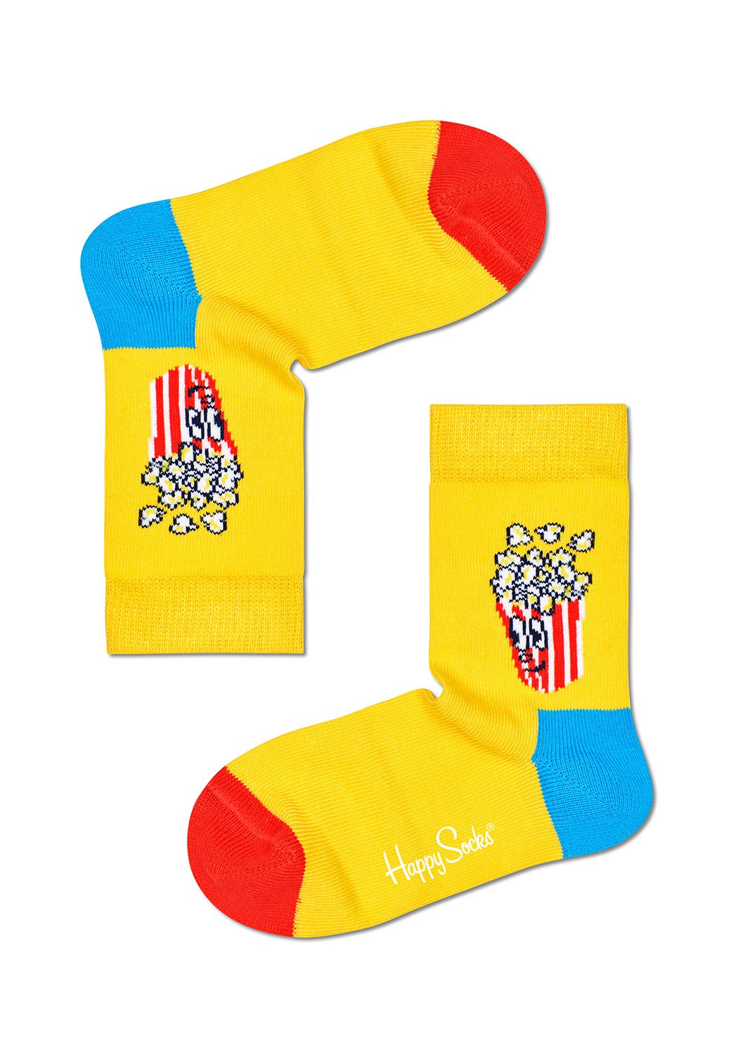 Gold מארז גרביים בהדפס צבעוני לילדים | 3 זוגות HAPPY SOCKS