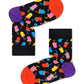 Black מארז גרביים בהדפס צבעוני לילדים | 3 זוגות HAPPY SOCKS