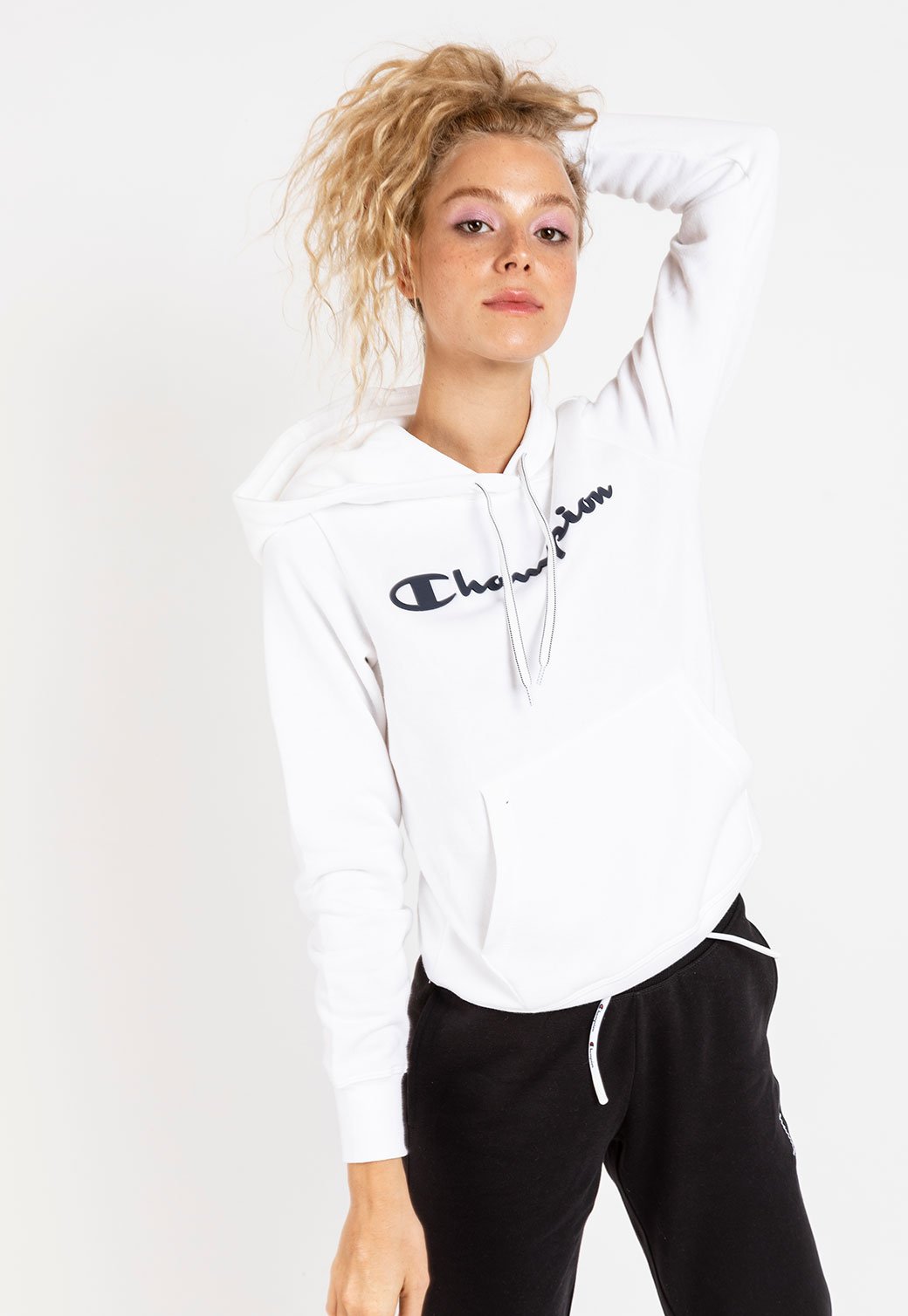 HOODED SWEATSHIRT WHT