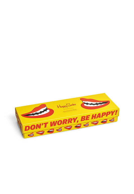 "5-PACK DON´T WORRY, BE HAPPY SOCKS GIFT SET"